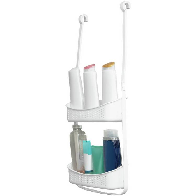 Addis 2 tier shower caddy white (British brand)