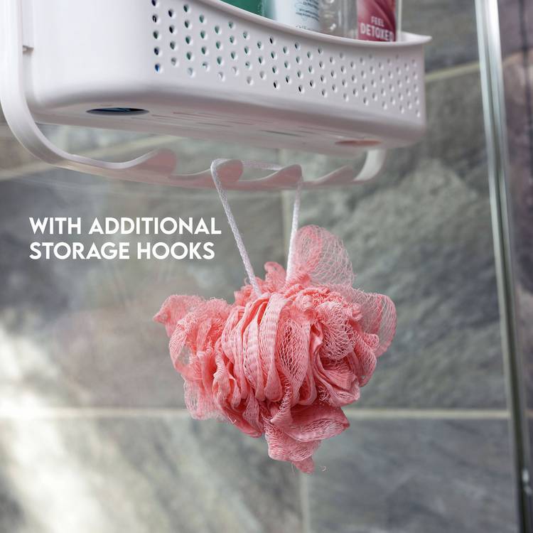 Addis 2 tier shower caddy white (British brand)
