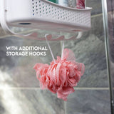 Addis 2 tier shower caddy white (British brand)