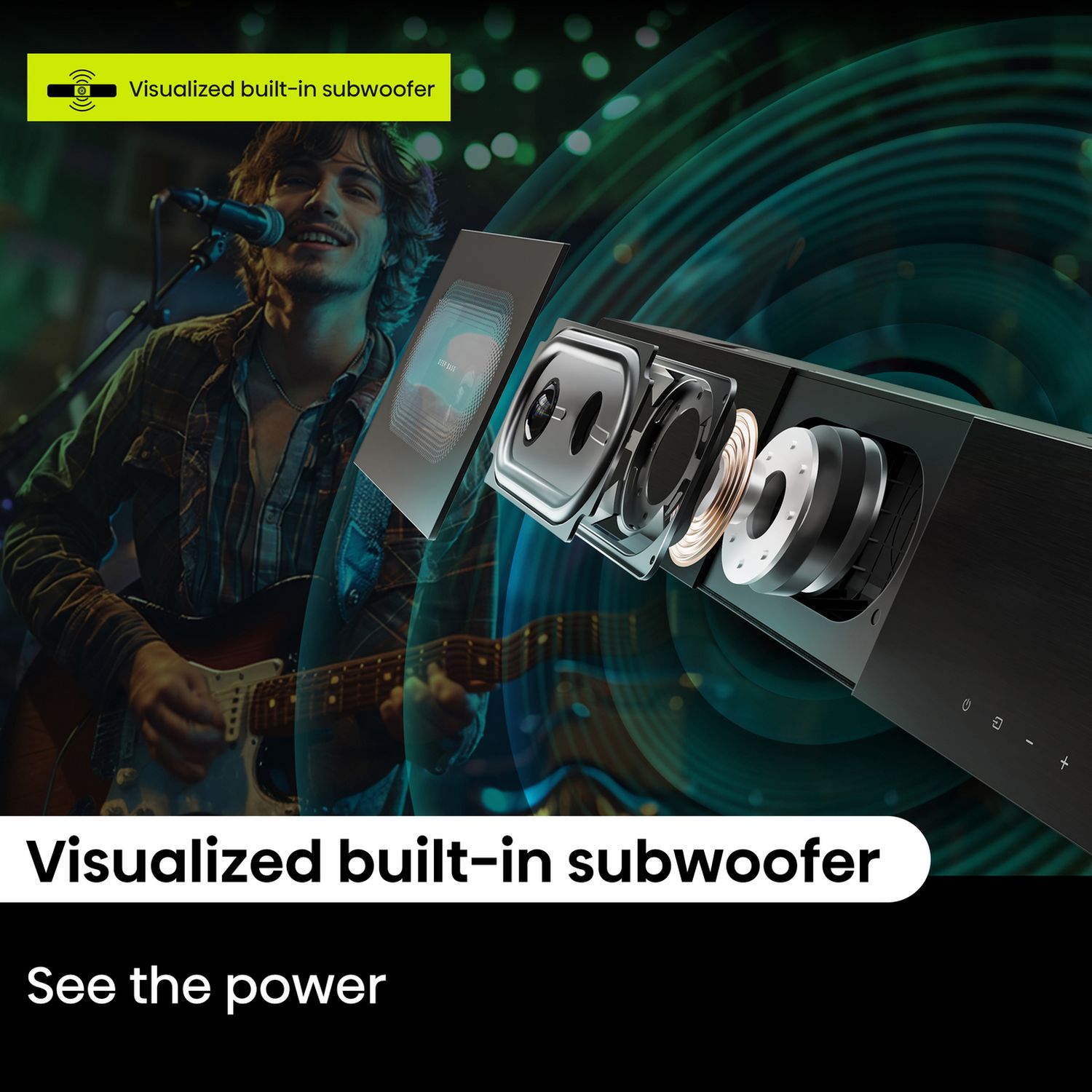 Hisense HS2000 soundbar 2.1 channel 240W, UK version