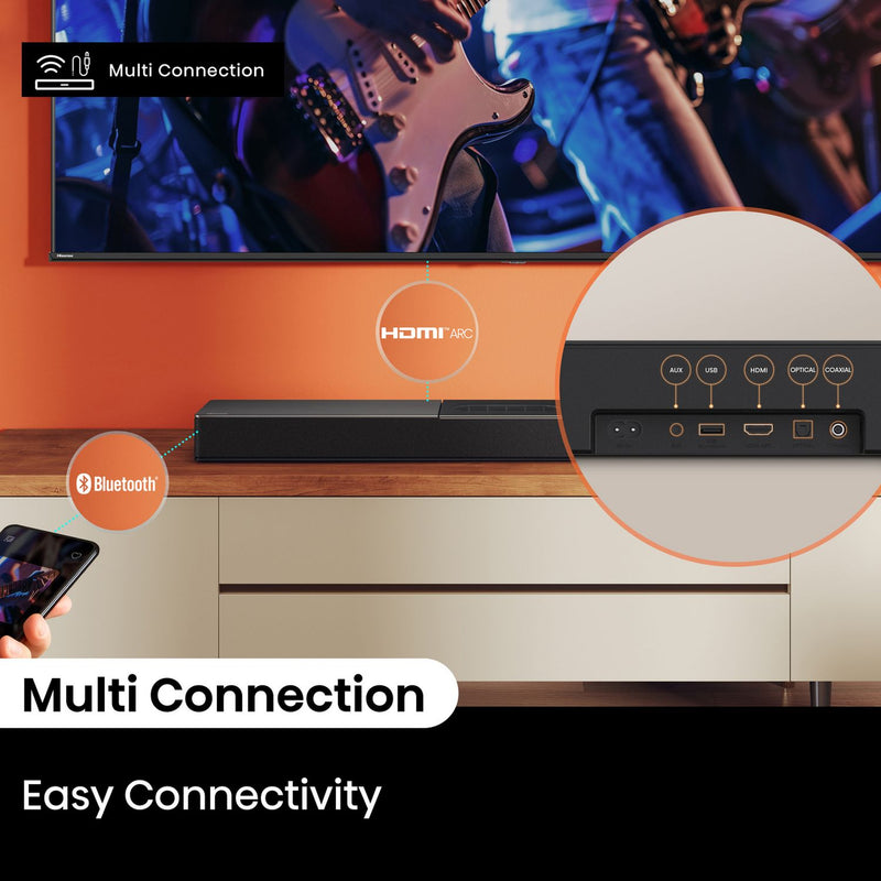 Hisense HS2000 soundbar 2.1 channel 240W, UK version