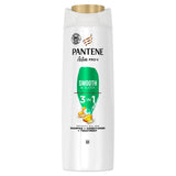 Pantene Pro-V Smooth & Sleek 3 In 1 Shampoo for Dull & Frizzy Hair 400ml GOODS Sainsburys   