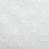 Habitat Cotton Clipped Dot White Bedding Set - Superking