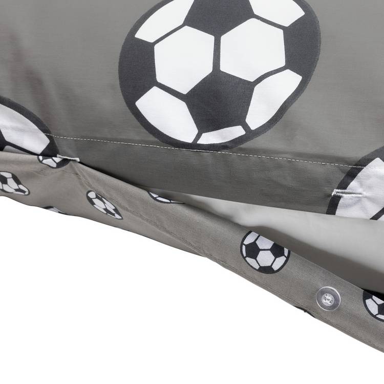 Argos Home football grey bedding set single, UK version
