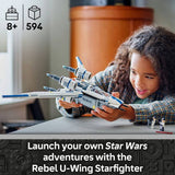 LEGO Andor U-Wing Starfighter building set 75399 (British brand)