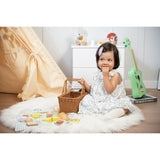 Chad Valley wooden picnic basket set with food and blanket - British product