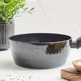 Tower Diamo 3-piece saucepan set black - British product