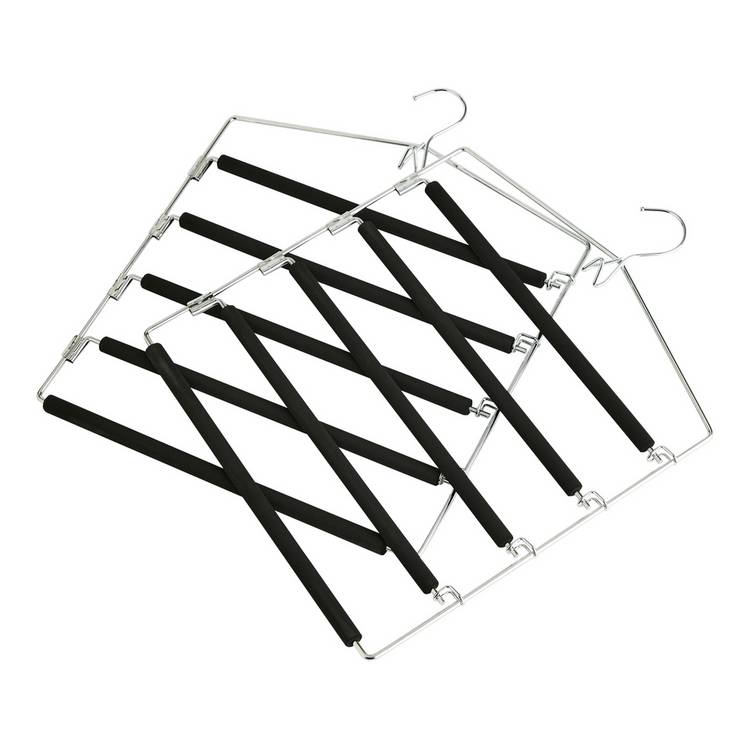 Argos Home metal trouser hangers pack of 2 (British brand)