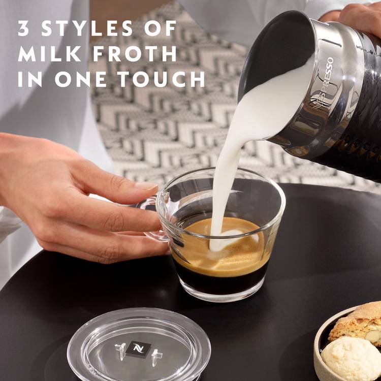 Nespresso Vertuo Pop Barista Bundle coffee machine with Aeroccino, UK version