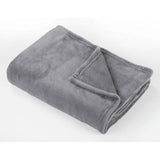 Argos Home fleece throw flint grey 150x200cm (British brand)