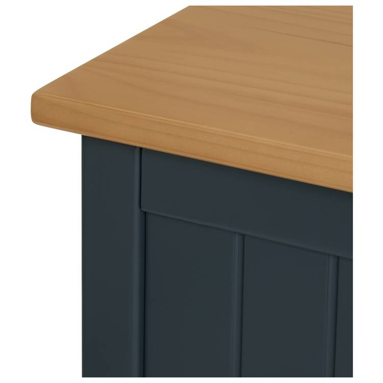 Habitat storage bench blue 119cm wide - British product