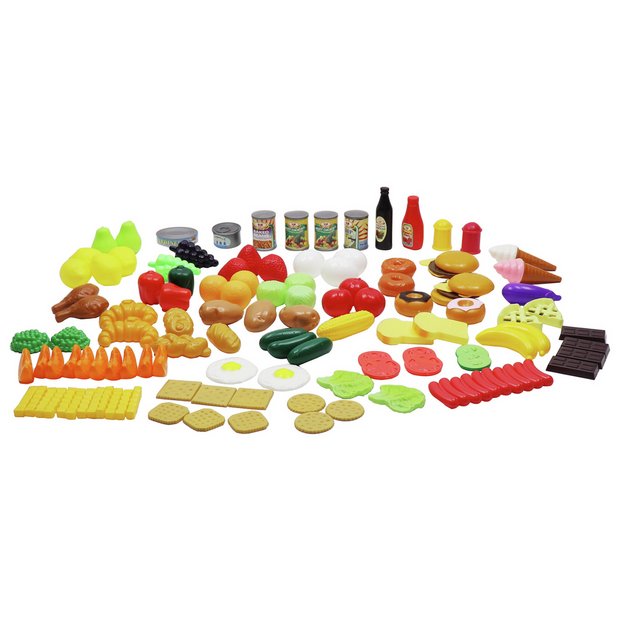 Chad Valley 120-piece play food set, imported from the UK