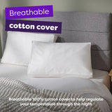 Slumberdown box edge firm pillow 74x48cm, UK version