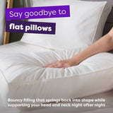 Slumberdown box edge firm pillow 74x48cm, UK version