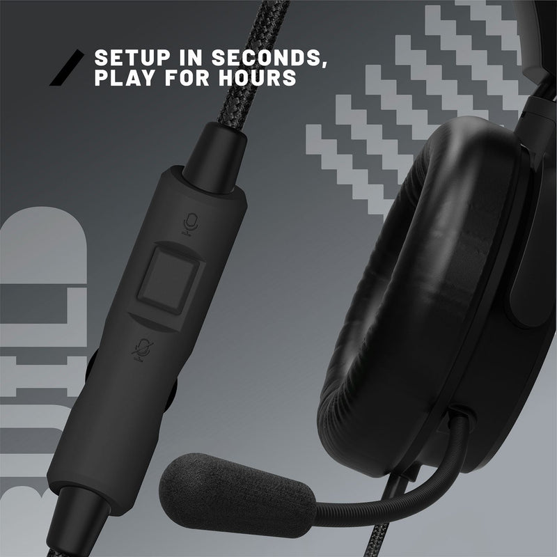 Stealth C6-100 wired gaming headset black, UK version