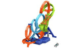 Hot Wheels 4-Loop Crash-Out Toy Car Track Set