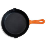 Habitat cast iron frying pan orange 19.5cm, imported from the UK
