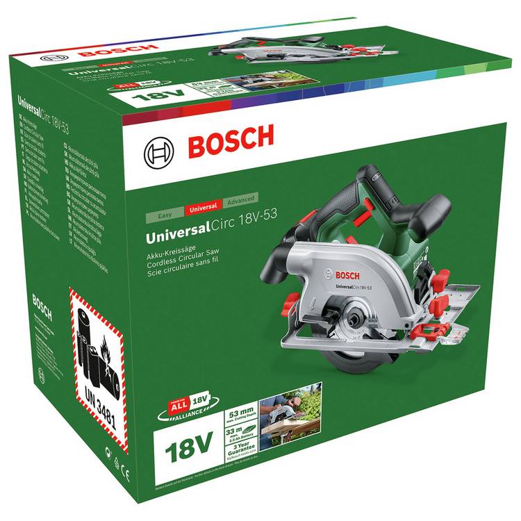 Bosch circular saw cordless 160mm - British product