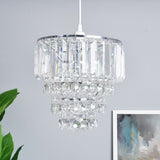 BHS Monroe glass pendant light chrome 25cm - British product