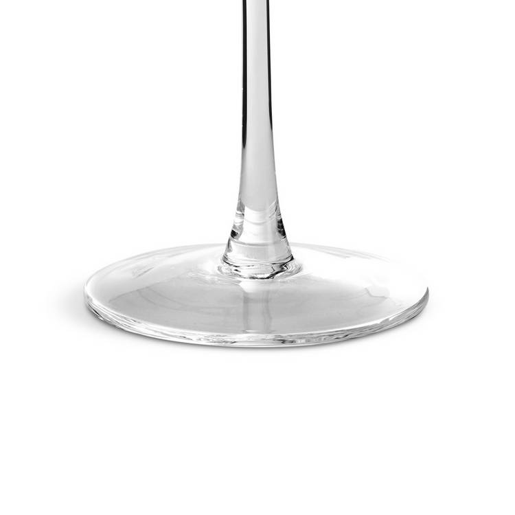 Habitat set of 4 ribbed champagne flutes 25cm - British product