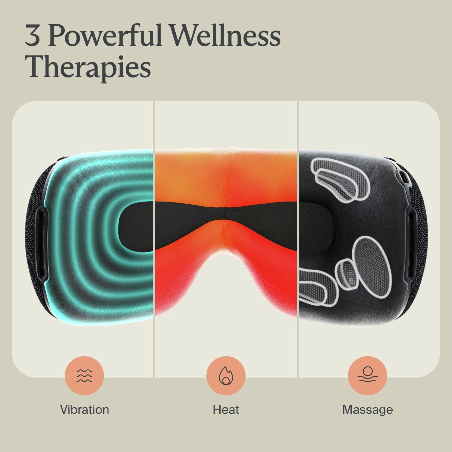 Therabody 2nd Generation SmartGoggles eye massager - British product