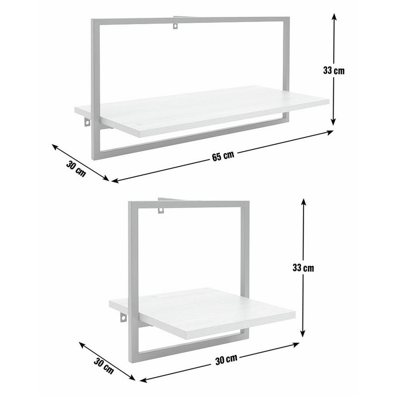 Argos Home Loft Living metal shelves set of 2, imported from the UK