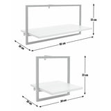 Argos Home Loft Living metal shelves set of 2, imported from the UK