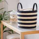 Argos Home rope storage basket monochrome 30cm - British product