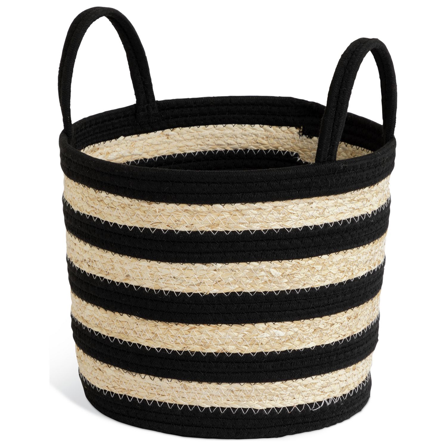 Argos Home rope storage basket monochrome 30cm - British product