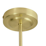 Argos Home brass glass ceiling uplighter (British brand)