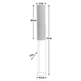 Argos Home green floor lamp metal column, UK version