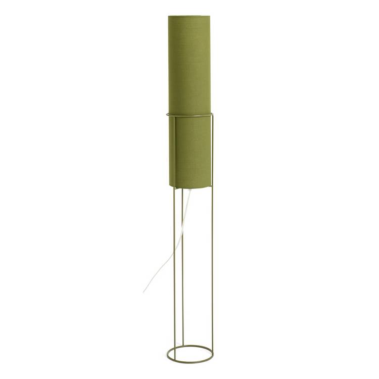 Argos Home green floor lamp metal column, UK version