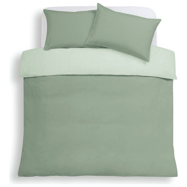 Habitat cord bedding set light green single duvet cover, UK version