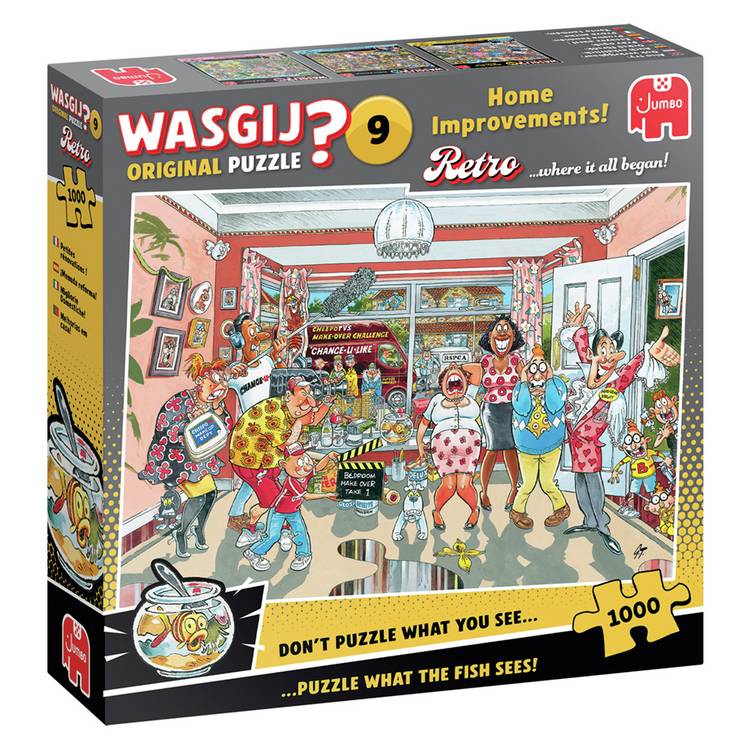 Wasgij Retro puzzle 1000 pieces Home Improvements, imported from the UK
