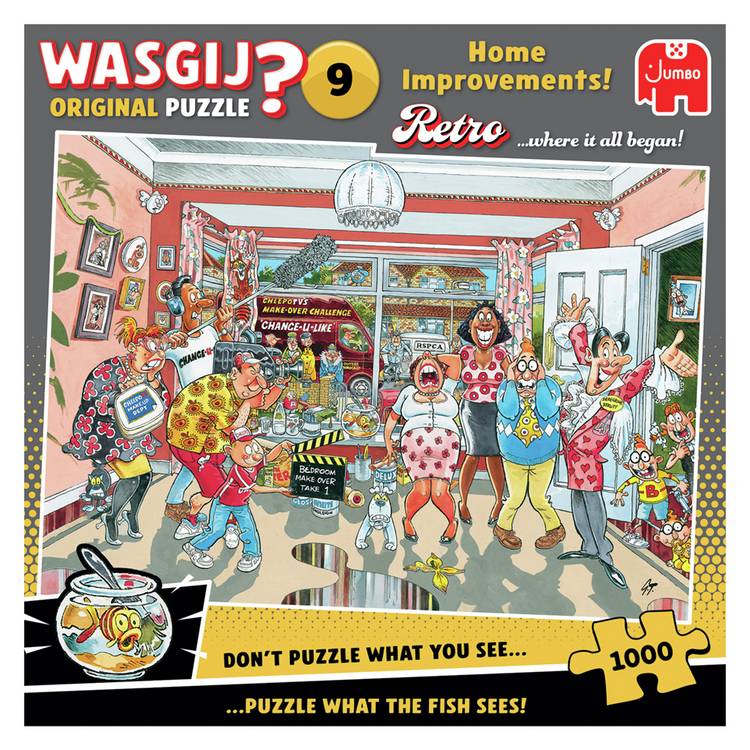 Wasgij Retro puzzle 1000 pieces Home Improvements, imported from the UK
