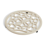 Habitat Cast Iron Trivet - Cream