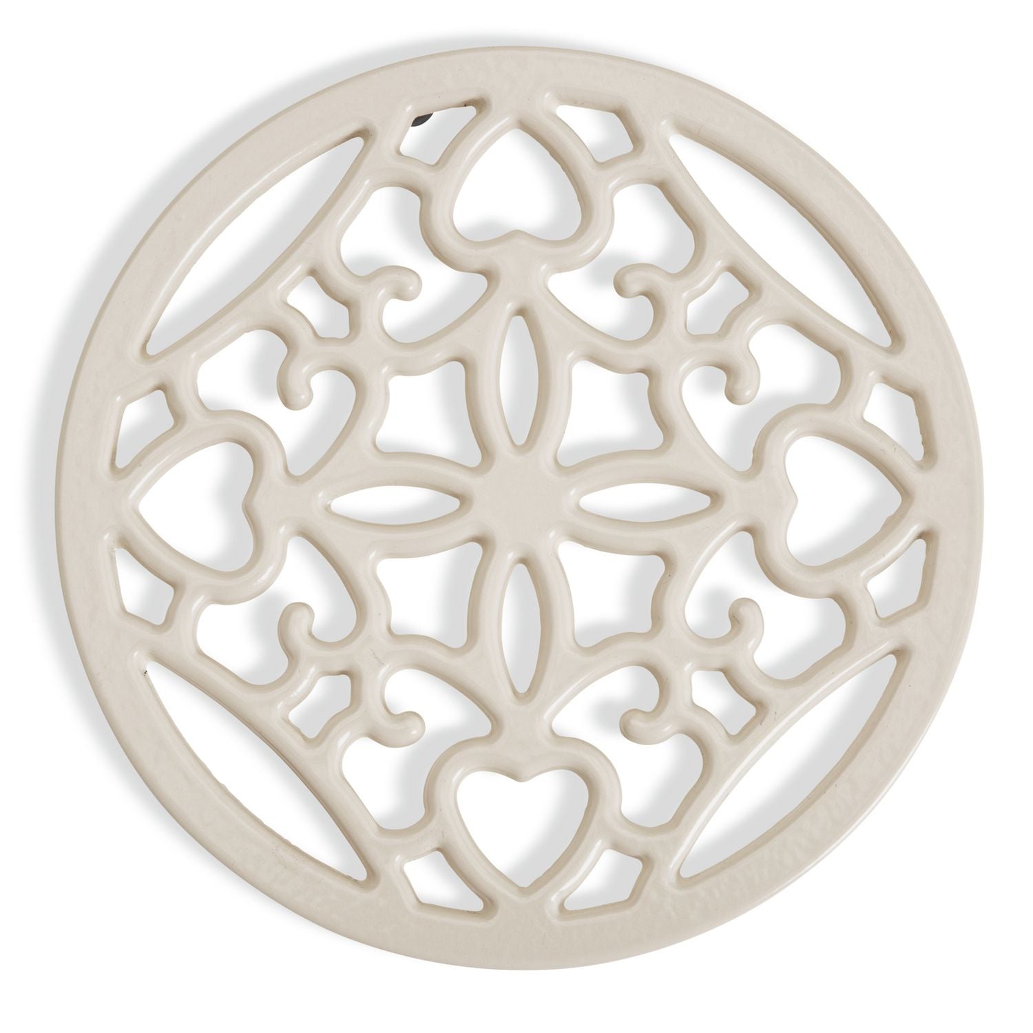 Habitat Cast Iron Trivet - Cream