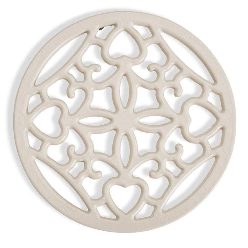 Habitat Cast Iron Trivet - Cream