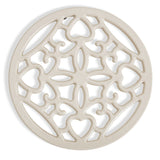 Habitat Cast Iron Trivet - Cream