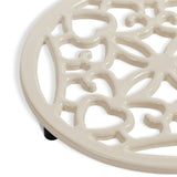 Habitat Cast Iron Trivet - Cream