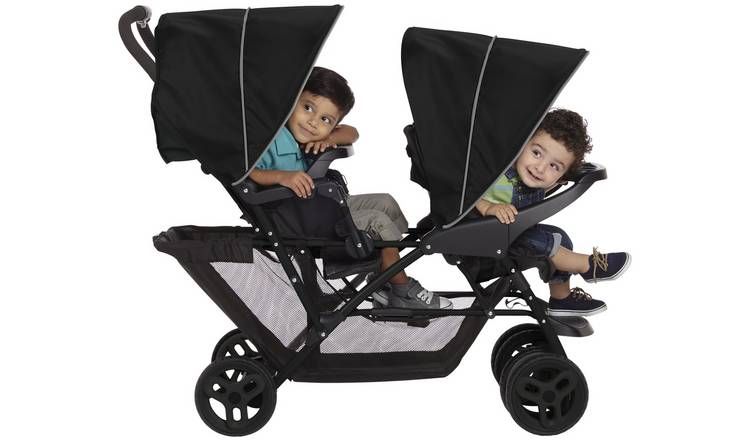 Graco Stadium Duo Tandem Pushchair-Black