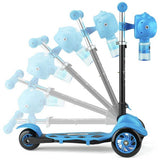 Xootz Bubble Go blue kids scooter, UK version