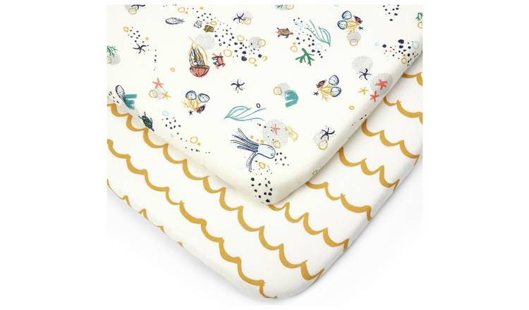 Tutti Bambini Cozee Crib 2pk Fitted Sheets Our Planet GOODS Argos