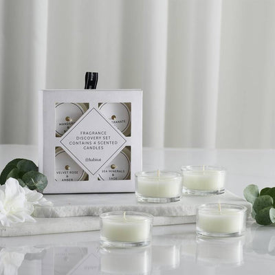 Argos Habitat Fragrance Discovery Set - Set of 4 Scented Candles- Buy online at McGrocer