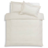 Habitat Oxford stripe cream bedding set single (British brand)