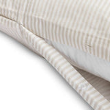 Habitat Oxford stripe cream bedding set single (British brand)