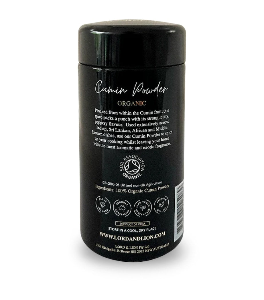 Lord & Lion organic cumin powder 55g, UK version