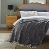Habitat faux mohair throw charcoal 150x200cm, imported from the UK