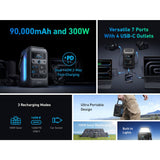 Anker SOLIX C300X portable power station 288Wh, imported from the UK