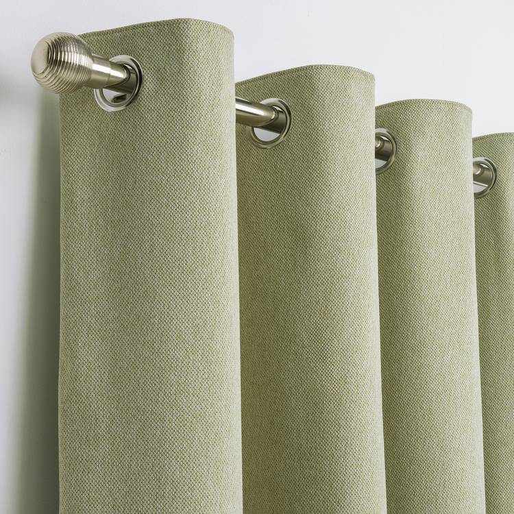 Habitat textured blackout curtains green 117x137cm, imported from the UK